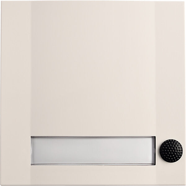 Urmet Klingeltaster 1fach 90x90x18,5mm, ws/sw DOMOLUX WS/SW